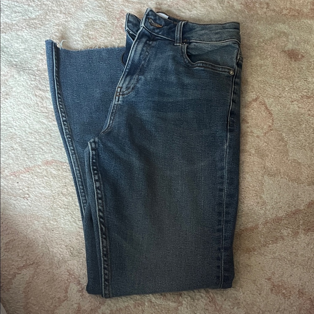 ASOS Dark Blue Straight Leg Jeans